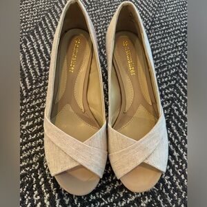 Naturalizer Canvas heel sandal